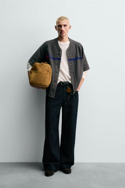 CHAMPION ® X ZARA PRINTED BASEBALL SHIRT