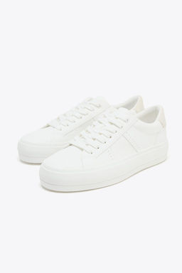 SNEAKERS WITH TOPSTITCH DETAIL - Zara фото 3