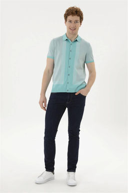 Мужской водозеленый свитер - U.s. polo assn фото 4