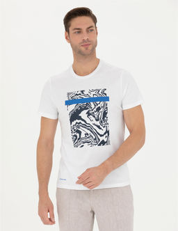 Beyaz Slim Fit Ti__rt - Pierre cardin фото 3