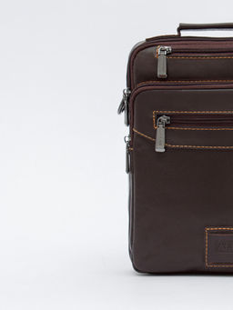 Сумка 10100AM d.brown Allan Marco