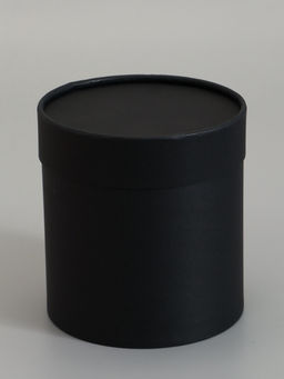 Коробка подарочная, завальцованная, "Черная", 14 х 14 см