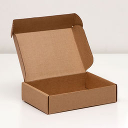 Цена за 10 шт. Коробка самосборная, бурая, 21 х 15 х 5 см - Simaland фото 4