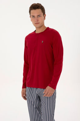 Erkek Bordo Pijama Tak_m_ - U.s. polo assn фото 3