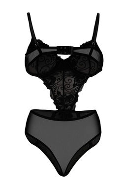 Siyah Dantel/Tul Fitted Body THMSS26BD00002 - Trendyolmilla фото 2