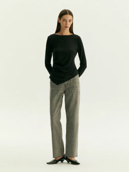 Джинсы Mom Fit 369, D369/gabbro