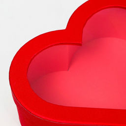 Набор подарочных коробок с окном 3 в 1 сердца L:28.5?26.3?13 M:26?24?11.5 S:23.5?21.5?10 см