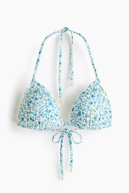 Top de bikini de tri?ngulo con push-up - H&m фото 5