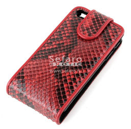 Чехол раскладной для iPhone из кожи питона