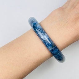 Браслет цельный из Кианита 13 см