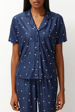 Gul Kurusu Kalpli Orme Pijama Tak?m? THMSS24PT00286 - Trendyolmilla фото 4