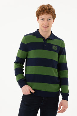 Мужской зеленый свитер - U.s. polo assn фото 8