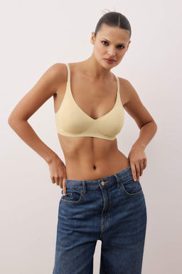 Siyah Hayalet Dikissiz/Lazer Kesim Balensiz Kapl? Micro Bralette Orme Sutyen THMAW26SU00024 - Trendyolmilla фото 9