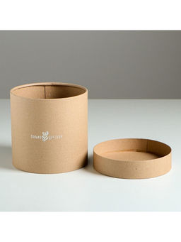 Коробка подарочная шляпная из крафта, упаковка, «Только для тебя», 15×15×15 см