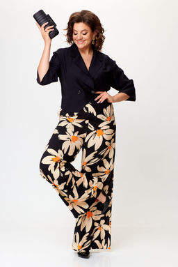 Костюм Michel Chic 1375 черный, ромашка