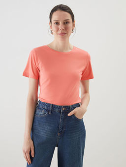 Bisiklet Yaka Kad?n Ti??rt