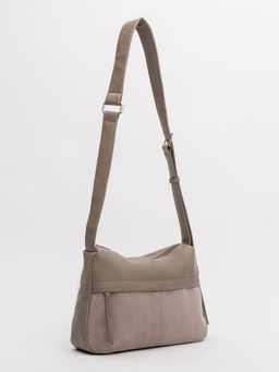 Серо-коричневый кросс-боди S.Lavia