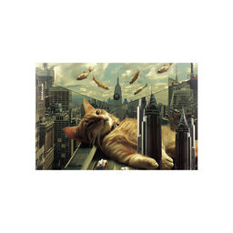 Цена за 12 шт. Папка-конверт на кнопке пластиковая ErichKrause Big City Cats, A4, ассорти (в пакете по 12 шт.)  фото 3