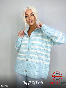 кардиган женский в полоску - Bruno фото 5