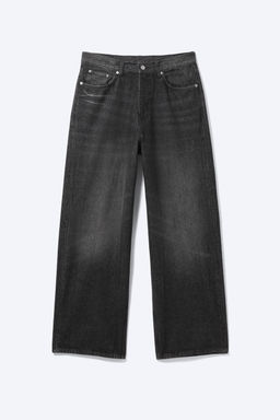 Vaqueros unisex de tiro medio y pernera baggy holgada Astro - H&m фото 12