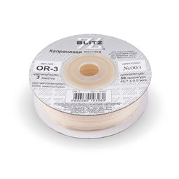 Лента капроновая 3 мм ( 1/8 ) BLITZ OR-3 45.7 м  0.5 м СК/Распродажа