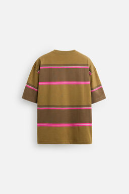 STRIPED JACQUARD T-SHIRT - Zara фото 15