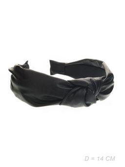 Ободок для волос экокожа / GTS-17 /уп.12/черный - Галеонтрейд фото 2
