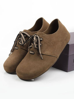 03-1-5B SAND Полуботинки женские (натуральная замша)