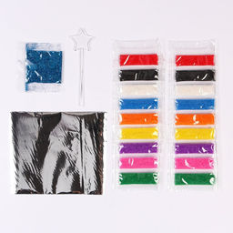 Фреска песком с блёстками «Человек-паук», 9 цветов