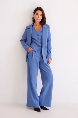 Martichelli Костюм-тройка в голубом оттенке