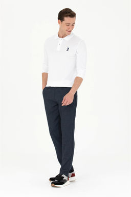 U. S. Polo Assn Мужской белый базовый свитшот - U.s. polo assn фото 4
