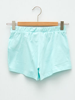 Beli Lastikli Bask?l? K?z ?ocuk ?ort - Waikiki фото 2