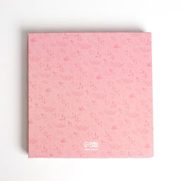 Цена за 5 шт. Коробка для печенья, кондитерская упаковка с пластиковой крышкой, Камень, 21?21?3 см