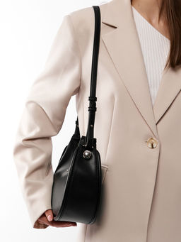 LACCOMA сумка WJ2024319-черный эко кожа хлопок  фото 10