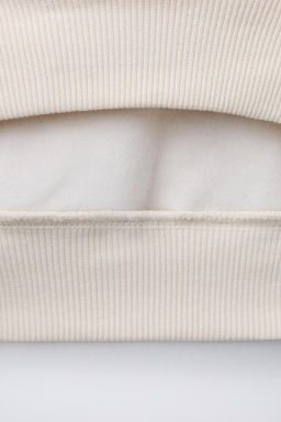 SUDADERA CAPUCHA ESTAMPADA LOGO / Blanco roto - Zara фото 4