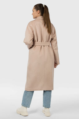 01-11275 Пальто женское демисезонное (пояс)