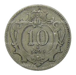 10 геллеров 1895 года Австрия