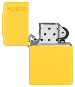 Зажигалка ZIPPO Логотип с покрытием цвета подсолнуха | Logo Sunflower 46019ZL  фото 4