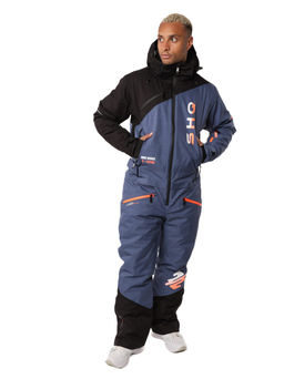 Комбинезон A-89033 Сине-серый