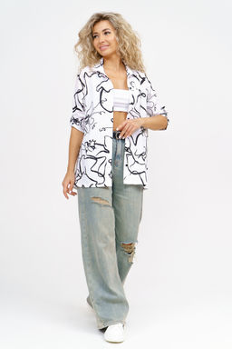 Рубашка Натали 36807 из хлопка фото 3