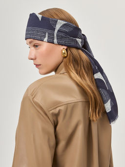 Платок жен. виск+шерсть 130х130 LG33-593-12