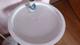 Салфетка для сервировки (мат на стол) 38см, круглая, стальная, Y6-2538 (326267) /DANIKS/  фото 4