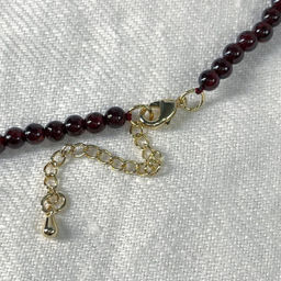 Колье из Граната и Жемчуга 42 см +