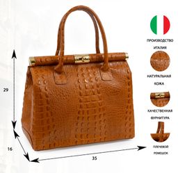 Сумка женская из телячьей кожи - Sefaro фото 4