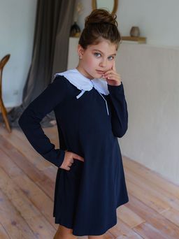 Платье s0143 (без воротничка) - Радужный хлопок фото 3