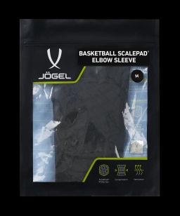 Рукав баскетбольный с защитой JOGEL SCALEPAD ELBOW SLEEVE, черный  фото 6
