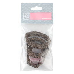 Резинки для волос цветные, широкая лента, midi (4 шт.) DEWAL BEAUTY DBR80  фото 2