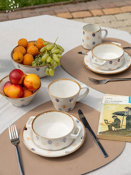 Салатник D15,7см; 610мл бежевый керамика - Denastia фото 5