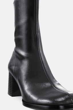 BLOCK HEEL ANKLE BOOTS - Zara фото 3