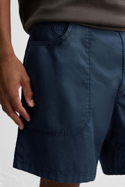 WASHED COTTON BERMUDA SHORTS - Zara фото 6